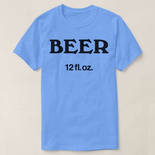 Generiek bier kan t-shirt (Design voorkant)