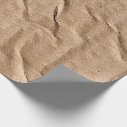 Generiek bruin karton cadeaupapier (Hoek)