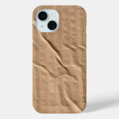 Generiek bruin karton Case-Mate iPhone case (Achterkant)