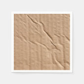 Generiek bruin karton servet (Voorkant)