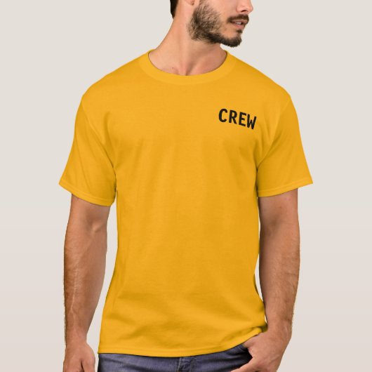 Generiek "CREW"-Shirt T-shirt (Voorkant)