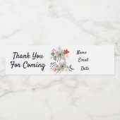 Generiek gepersonaliseerd waterfles etiket (Enkel label)