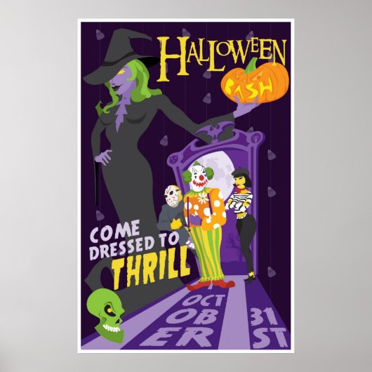 Generiek Halloween party poster (Voorkant)