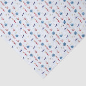 Generiek Licht Huis nautisch thema Tissuepapier (Detail)