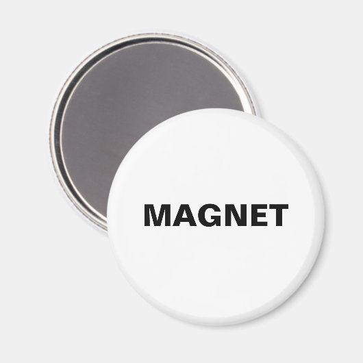 Generiek objectlabel magneet (Voorkant / Achterkant)