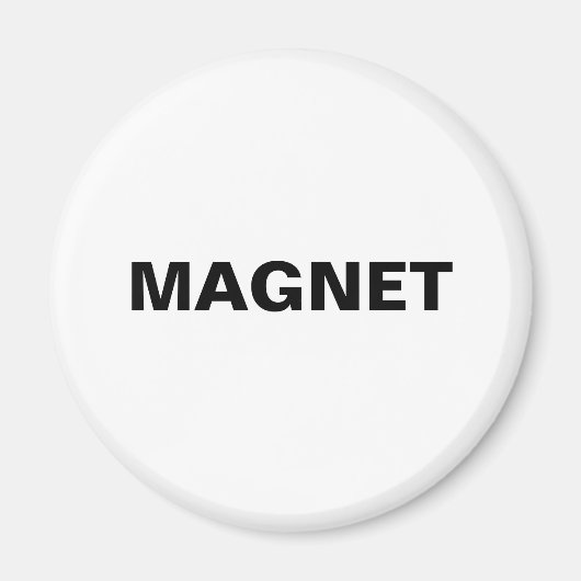 Generiek objectlabel magneet (Voorkant)