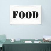 Generiek verbod op levering van voedsel en Drink - Spandoek (Beurs)