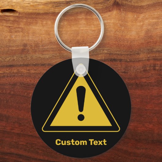 generiek waarschuwingsdriehoekssignaal sleutelhanger (Voorkant)
