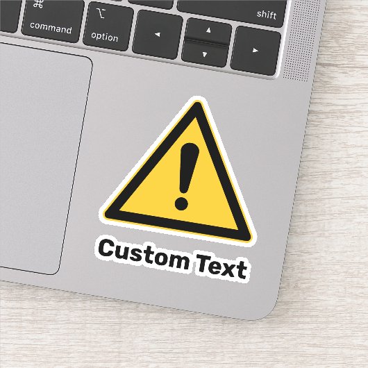 generiek waarschuwingsdriehoekssignaal sticker (Detail)