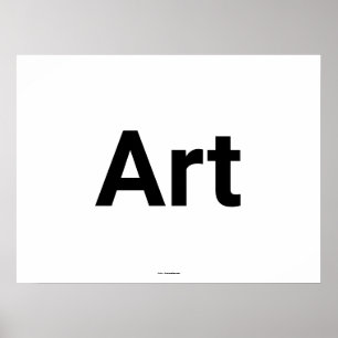 Generieke Art Typografie Poster