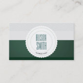Generieke Badget met groene achtergrond Visitekaar Visitekaartje (Voorkant)