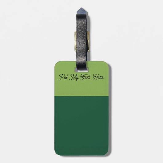 Generieke baobab kokosnoot bagagelabel (Achterkant verticaal)