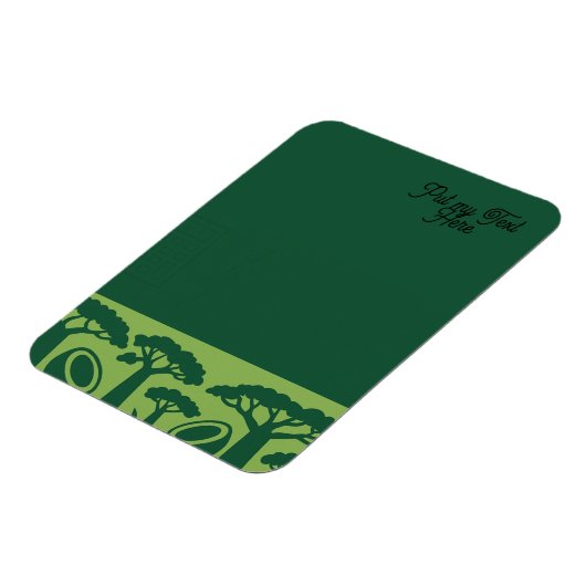 Generieke baobab kokosnoot magneet (Linkerzijde)