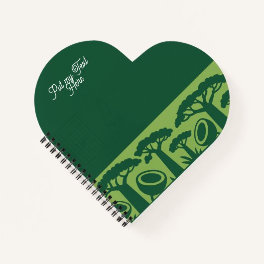 Generieke baobab kokosnoot notitieboek (Voorkant)