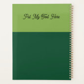 Generieke baobab kokosnoot planner (Achterkant)