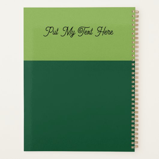 Generieke baobab kokosnoot planner (Achterkant)