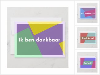 Generieke Bedankkaarten
