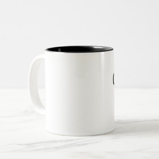 Generieke beker<T> Tweekleurige Koffiemok (Voorkant links)