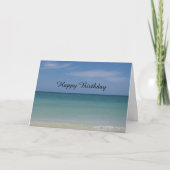 Generieke Birthday Kaart Beach (Voorkant)