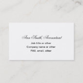 Generieke Blauwgroen en witte Visitekaartjes (Achterkant)