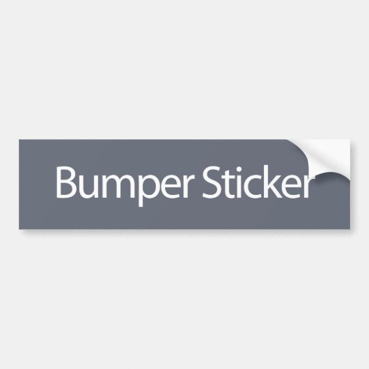 Generieke Bumpersticker (Voorkant)