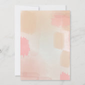 Generieke Business Grand Reopening Abstract Roze Kaart (Achterkant)