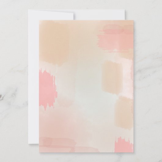 Generieke Business Grand Reopening Abstract Roze Kaart (Achterkant)