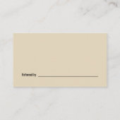 Generieke Doctor Kantoor Appointkaarten Afsprakenkaartje (Achterkant)