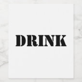 Generieke geneesmiddelen voor menselijk gebruik vo wijn etiket (Enkel label)