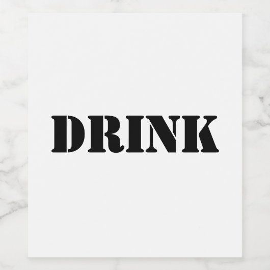 Generieke geneesmiddelen voor menselijk gebruik vo wijn etiket (Enkel label)