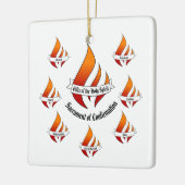Generieke geschenken van de Heilige Geest bevestig Keramisch Ornament (Links)