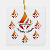 Generieke geschenken van de Heilige Geest bevestig Keramisch Ornament (Voorkant)