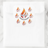 Generieke geschenken van de Heilige Geest bevestig Vierkante Sticker (Tas)