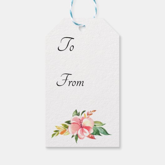 Generieke Giraffe Cadeaulabel (Achterkant)