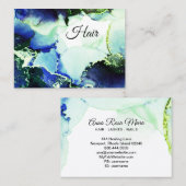 *~* Generieke haar Nails Lashes Blauwgroen Reiki G Visitekaartje (Voorkant / Achterkant)