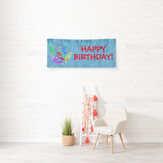 Generieke Happy Birthday-banner Spandoek (Insitu)
