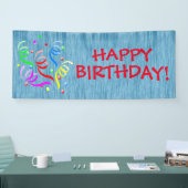 Generieke Happy Birthday-banner Spandoek (Beurs)