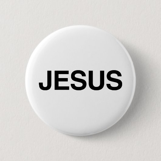 Generieke Jezus Ronde Button 5,7 Cm (Voorkant)