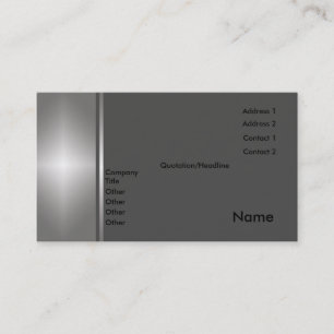 Generieke Kaart Visitekaartje