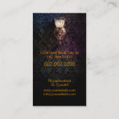 Generieke lamp met vuurvliegjes visitekaartje (Achterkant)