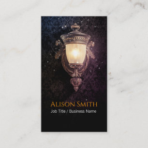 Generieke lamp met vuurvliegjes visitekaartje