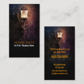 Generieke lamp met vuurvliegjes visitekaartje (Voorkant / Achterkant)