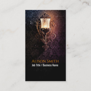 Generieke lamp met vuurvliegjes visitekaartje