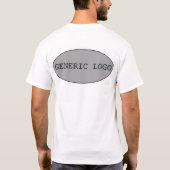 Generieke Logo ovaal terug T-shirt (Achterkant)