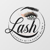 Generieke luxe wimper extensies Salon Spa Raamsticker (Vel)