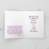 Generieke MARANATHA advent krans begroeting Kaart (Binnen)