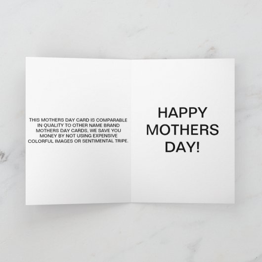 GENERIEKE MOEDERDAG KAART (Binnen)