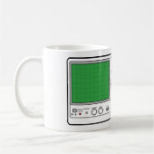 Generieke Oscilloscope-spanningstest voorpaneel Koffiemok (Links)