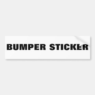 Generieke Productadvertentie Bumpersticker