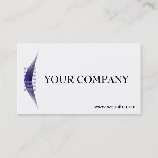 Generieke Simple Logo Business Card-template Visitekaartje (Voorkant)